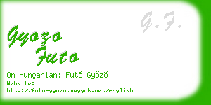 gyozo futo business card
