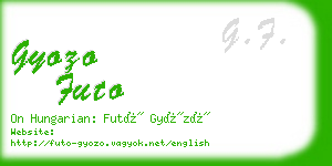 gyozo futo business card